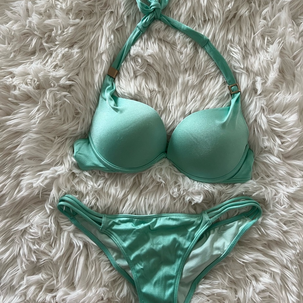 Mint Green Bikini Set